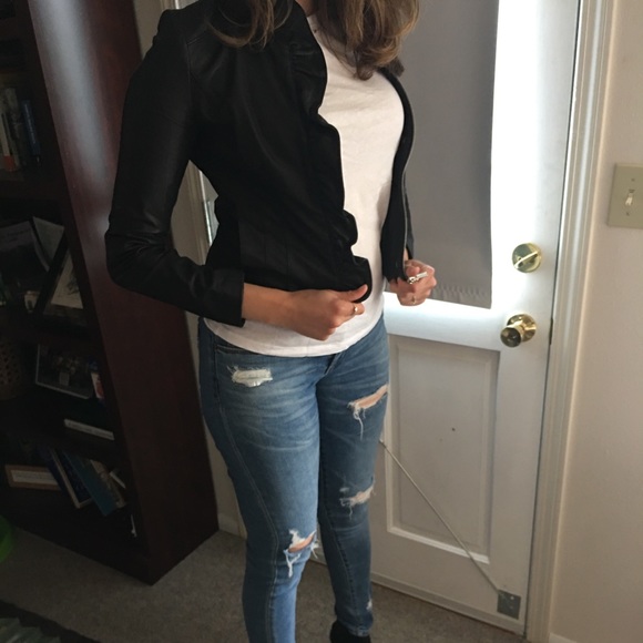 Michael Kors Leather Jacket - Picture 7 of 8